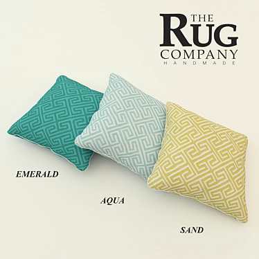 Key Color Cushions by The Rug Company 3D model image 1 