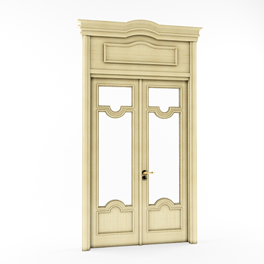 Classic Door Elegance 3D model image 1 