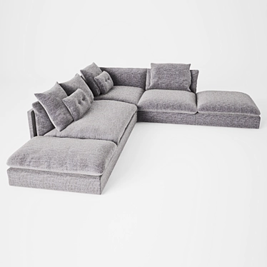 Modular Macchiato Sofa - Customizable Comfort 3D model image 1 