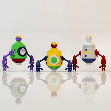 Robot Buddy: Interactive Toy-Rattle 3D model image 1 