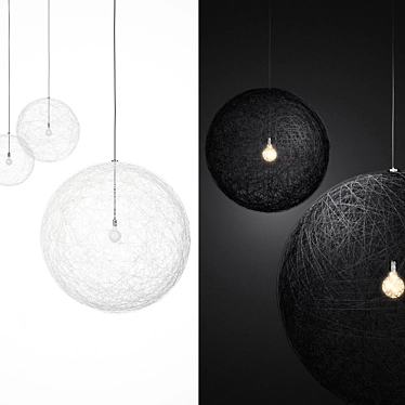 Minimalistic Moooi Light Fixture 3D model image 1 