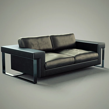 Italian Luxury Sofa: London 3D model image 1 