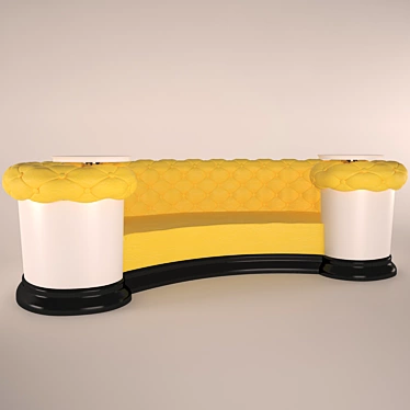 Title: Cozy Confort Sofa 3D model image 1 