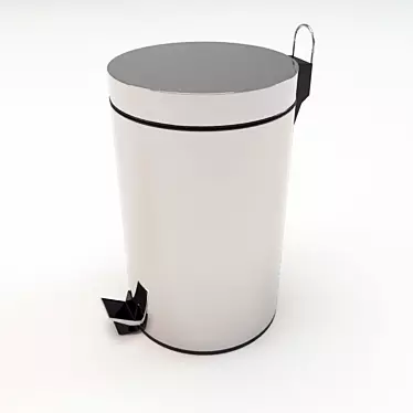 Stylish Waste Bin 3D model image 1 