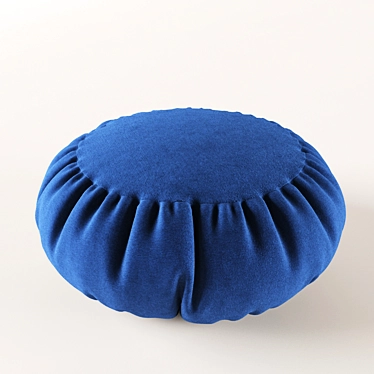 Cozy Velvet Ottoman 3D model image 1 