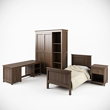 Champion Boy's Furniture Set 3D model image 1 