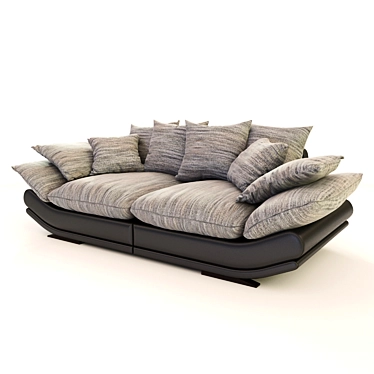 Avignon Hoff Triangular Pillow Sofa 3D model image 1 