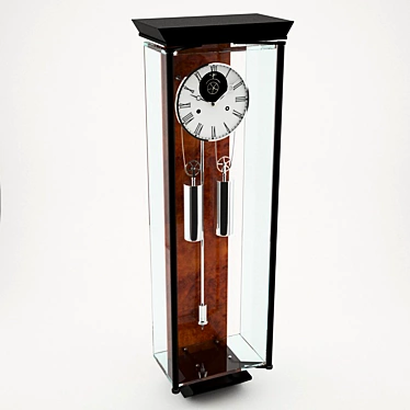 Elegant Kieninger Pendulum Clock 3D model image 1 