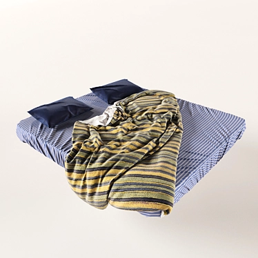 Luxury Bedding Collection / Elegant Bed Linen / Premium Bed Sheets 3D model image 1 