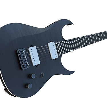 Seven-String Electric Guitar 3D model image 1 
