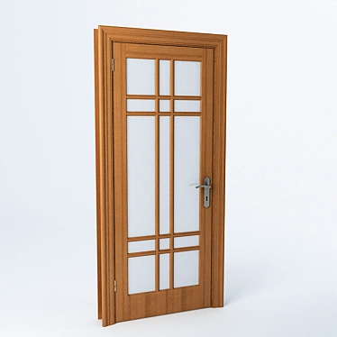 Elegant Rondo Door 3D model image 1 