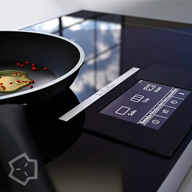 Miele KM6395: Induction FlexTouch Hob 3D model image 1 