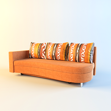 Comfy Cloud Sofa 3D model image 1 