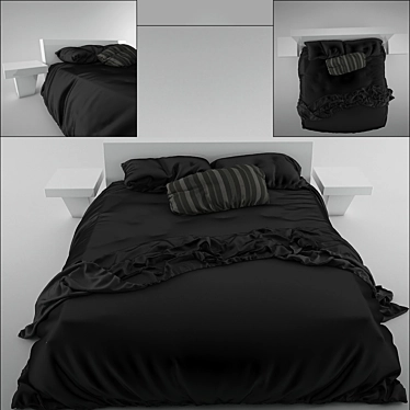 Contemporary Sleep Haven: Modern Bed 3D model image 1 