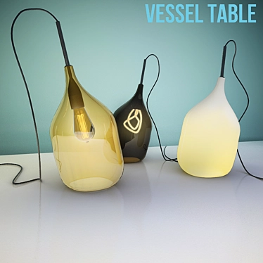 Modern Vessel Table by Samuel Wilkinson 3D model image 1 