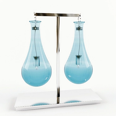 Veronese Drop: Elegant 40cm Height, 38cm Length, 14cm Width 3D model image 1 