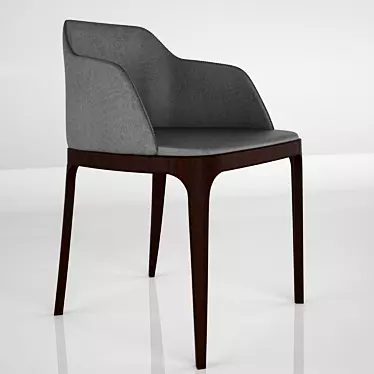 Elegant Grace Chair by Poliform 3D model image 1 