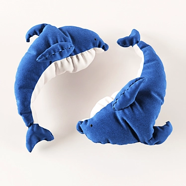 Cozy Dolphin Pillow  3D model image 1 