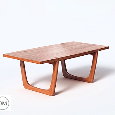 Sleek ANDY Coffee Table 3D model image 1 