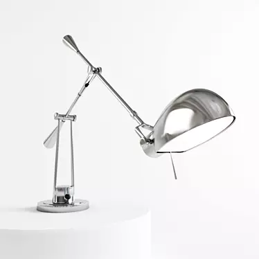 Elegant Adjustable Equilibrium Lamp 3D model image 1 