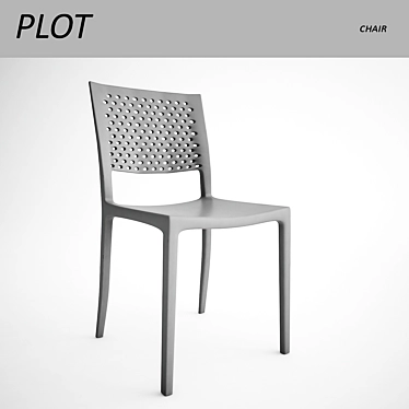 Modern PLOT Chair: Sleek Design 3D model image 1 