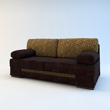 Comfort Lounge Sofa 3D model image 1 