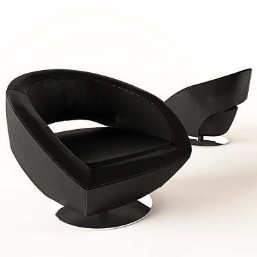 Contempo Maiorca Armchair: Stylish Comfort for Your Space 3D model image 1 