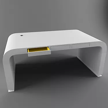 Hi-Tech Office Table 3D model image 1 