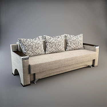 Elegance Sofa - Comfort in Style 3D model image 1 