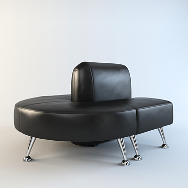 Modern Cafe Sofa "Sirius 3D model image 1 