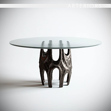 Elegance meets Function: Naomi Dining Table 3D model image 1 