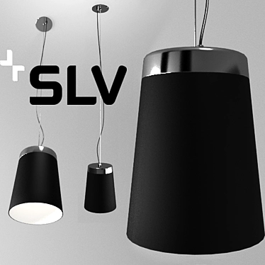 SLV SATIN CONE SHADE Black