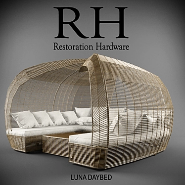 Stylish Luna Daybed: Elegant and Spacious 3D model image 1 