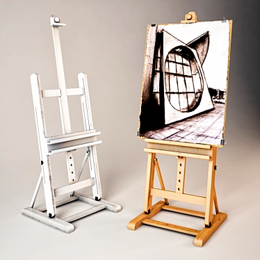 Art Academy Easel 3D model image 1 