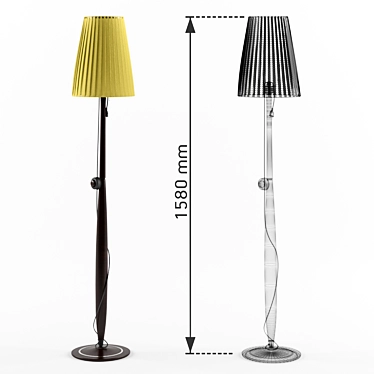 Modern Minimalist Floor Lamp 3D model image 1 