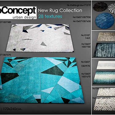 BoConcept New Rug Collection 3D model image 1 