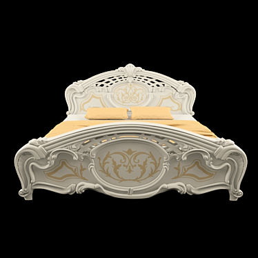 Elegant Dream Bed 3D model image 1 