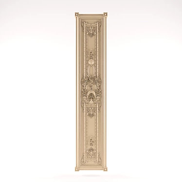Classic Style Wall Panel 3D model image 1 