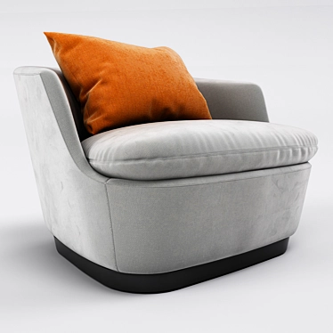 Elegant Orla Armchair: Luxurious Comfort 3D model image 1 
