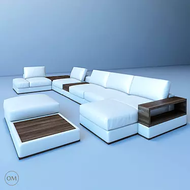 Ontario Sofa: Modern Elegance for Your Home 3D model image 1 