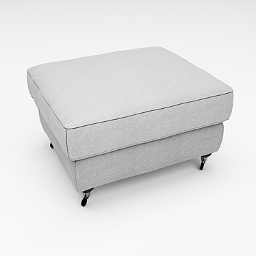 Quick-Grab Archive Ottoman 3D model image 1 