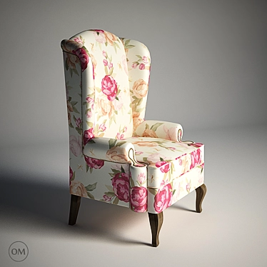 English armchair with ears