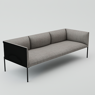 B&B Italia Hollow Sofa - Modern Comfort at its Finest 3D model image 1 