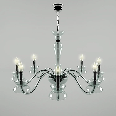 Voltolina Dali Crystal Chandelier 3D model image 1 