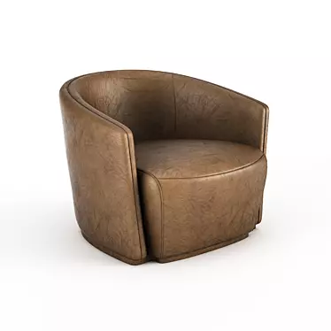 Luxury Nicole Armchair by Ulivi 3D model image 1 