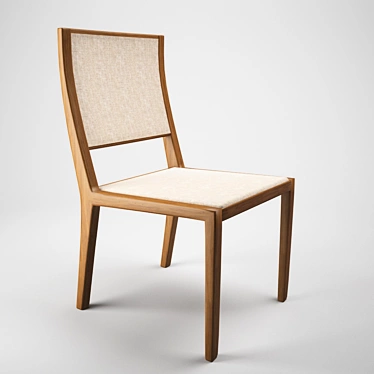 Modern Dining Chair. 3D model image 1 