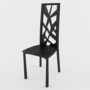 AIRNOVA Cathy Chair: Sleek, Stylish, and Comfortable 3D model image 1 