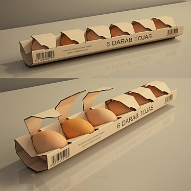 Title: Egg Package Solution 3D model image 1 