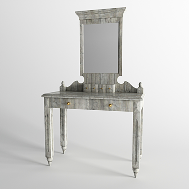 Modern Dressing Table 3D model image 1 