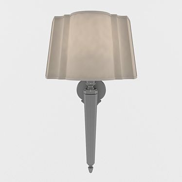 Elegant Crystal Table Lamp 3D model image 1 